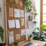 Ejemplo de un organizador de tareas para pared